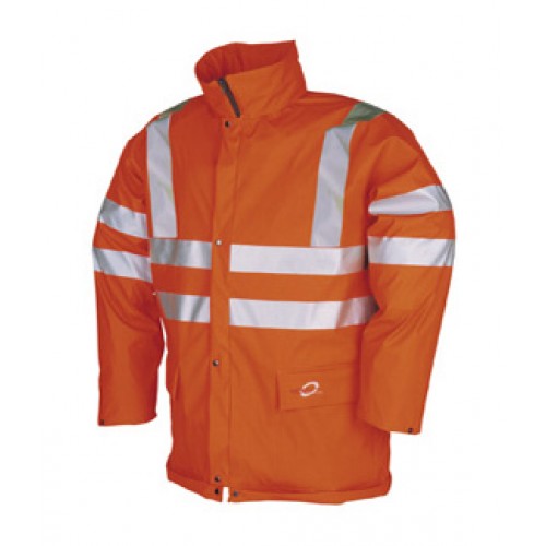 Hi-vis rain jacket Orange