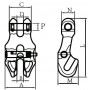 XN638 Clevis Shortening Clutch with safety pin
