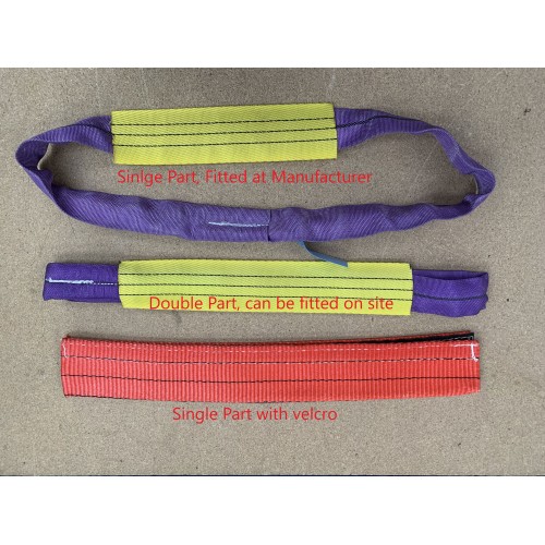 Single Part Wear Sleeves for Round Slings