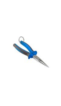 200mm Long nose pliers with side cutter and pipe grip,straight