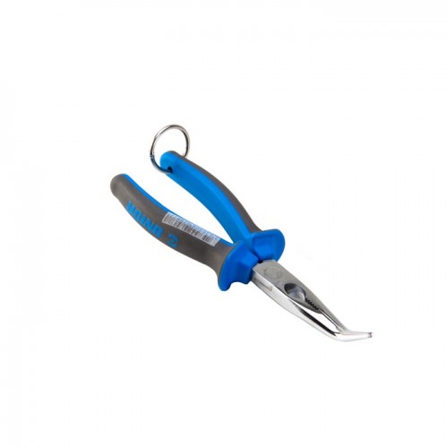 200mm Long nose pliers with side cutter and pipe grip,bent