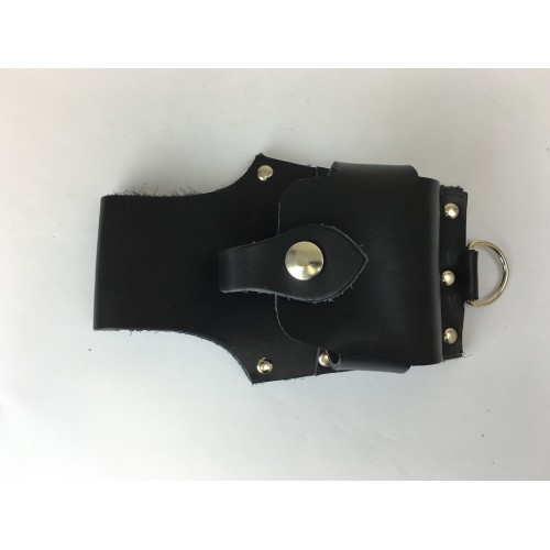 Leather Tape Holder with Stainless Steel attachment point