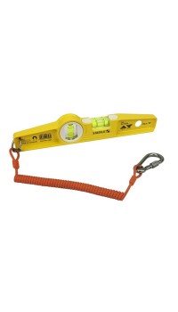 Stabila at height 10" spirit level REM with 2.0m kevlar coil lanyard