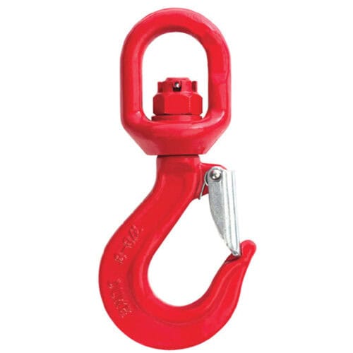DUKE Swivel Hook with Latch/Brass Bushing