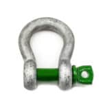 Green Screw Pin Bow Shackles