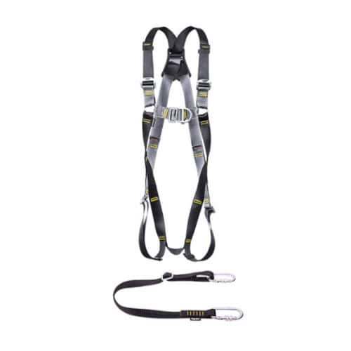 RGHK5 MEWP restraint kit with full body safety harness and adjustable lanyard with two snap hooks