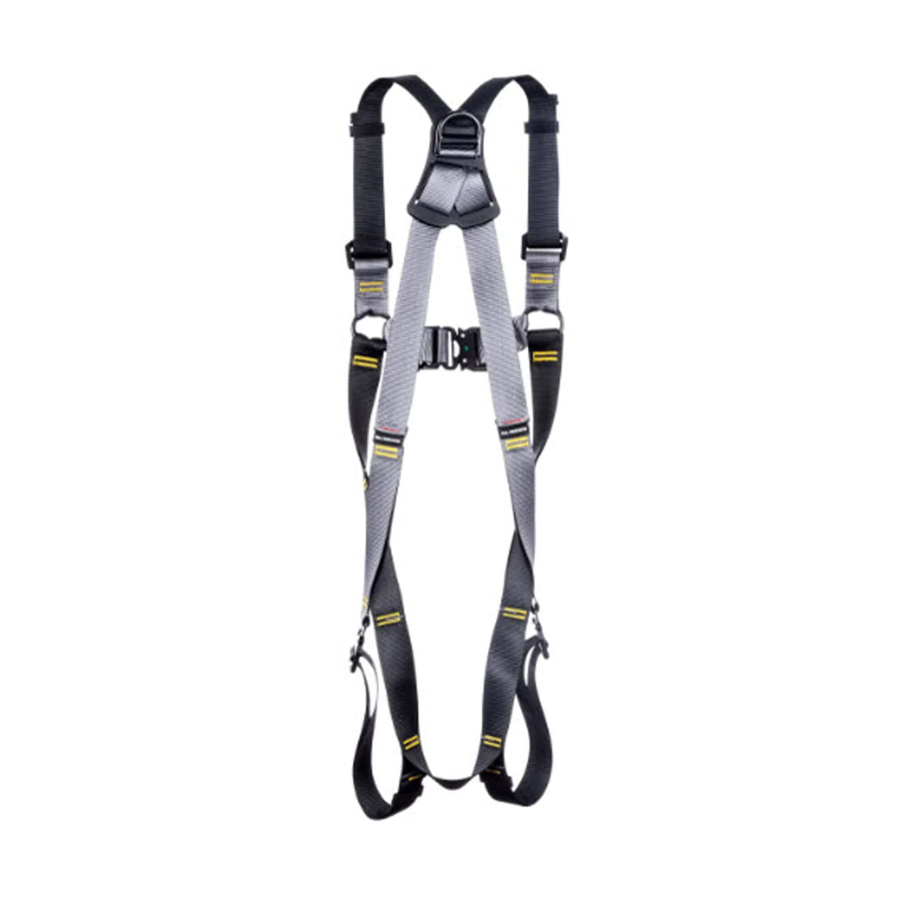 RGH2 Fast Fit full body safety harness with front and rear D rings and quick fit buckles on white background