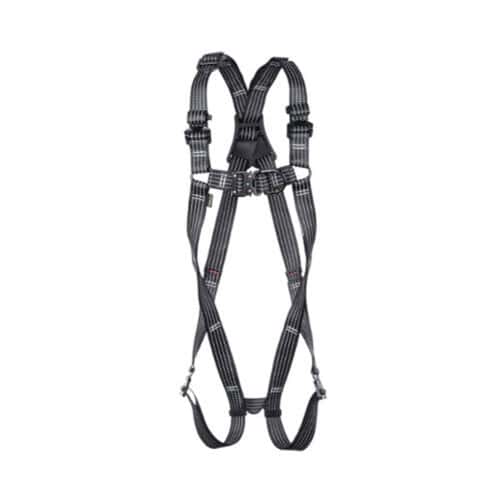 RGH5 Super Glow high visibility rescue harness with reflective webbing and leg loops on white background