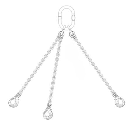 KWB12 - 3 Leg Chain Slings