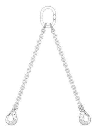 KWB12 - 2 Leg Chain Slings