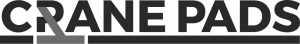 Crane Pads logo in bold black text with a stylised C and grey underline bar