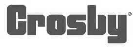 Crosby logo in grey text on a white background