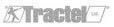 Tractel logo with grey lettering and a diagonal stripe through the first letter