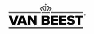 Van Beest logo with crown icon above bold text and horizontal lines