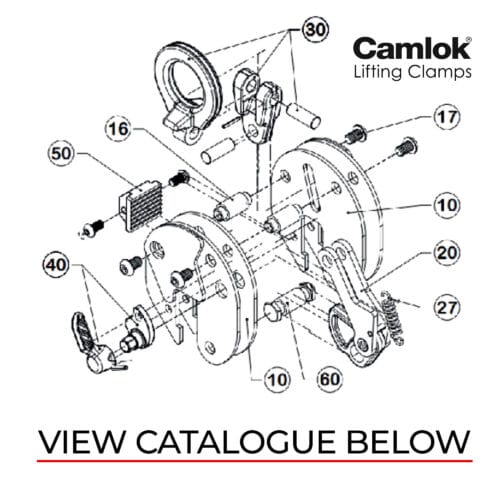 Spare parts for Camlok Lifting Clamps