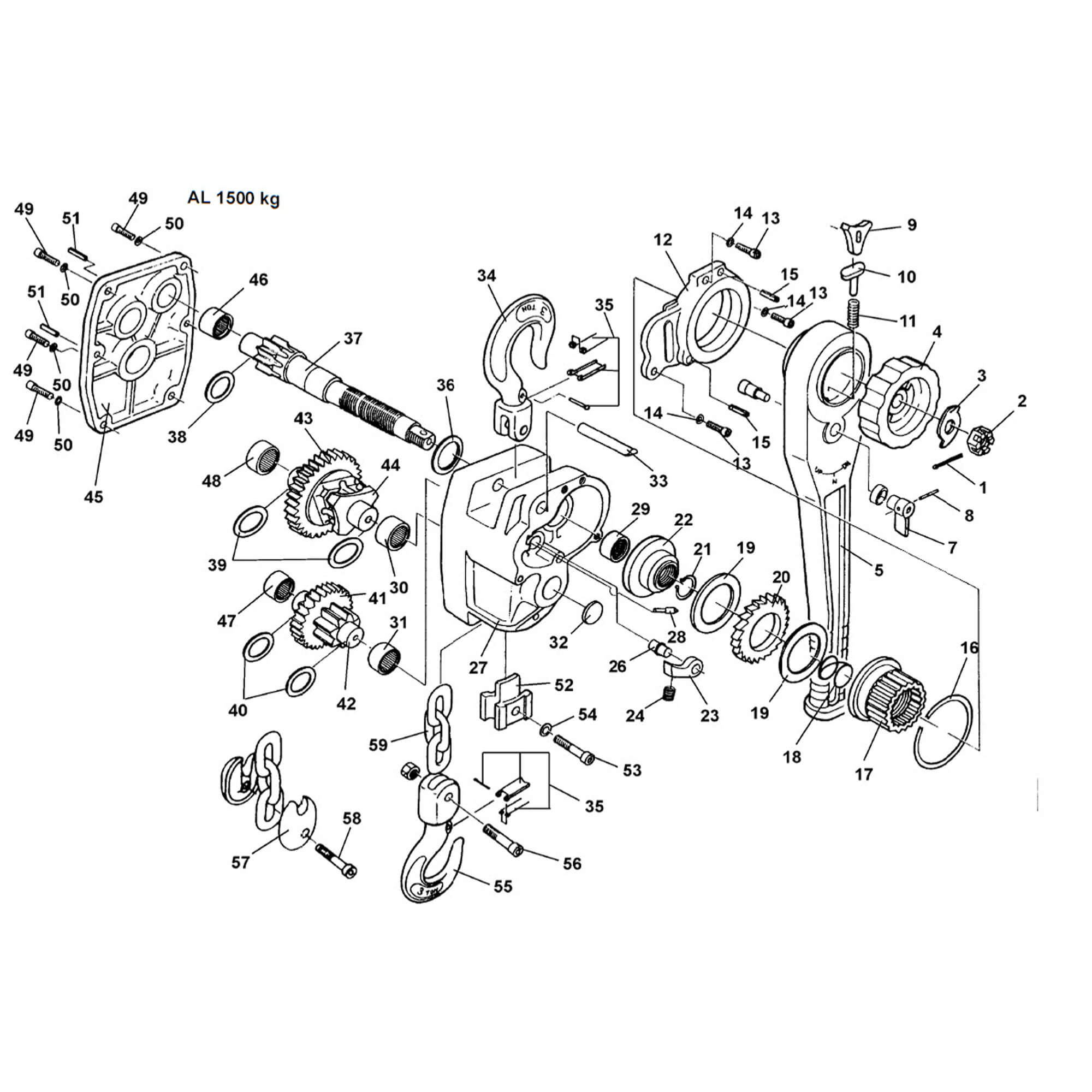 al-1500kg-spares
