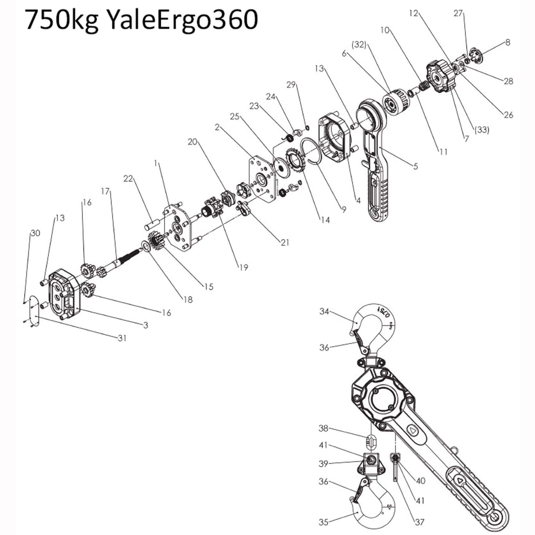 yaleergo360-750kg-spares