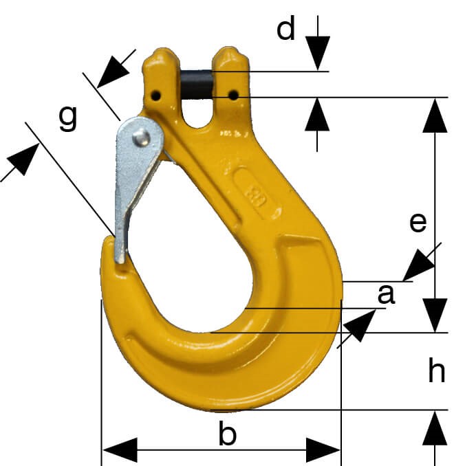 LINX-8 Clevis Sling Hook with Latch