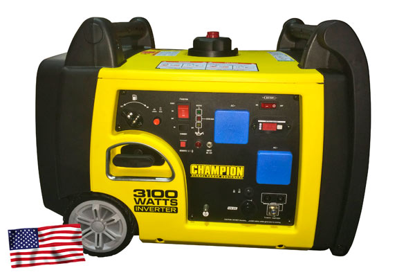 Champion 3100 watt Inverter Petrol Generator (UK) Premier