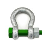 Green Safety Pin Bow Shackles