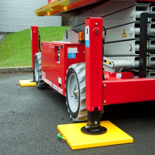 Outrigger Pad Hi-Viz 400 x 400 x 40 