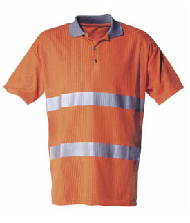 High-Vis T-shirt in double knits with reflective striping