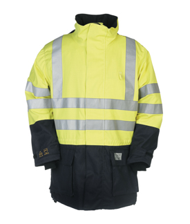 Hi-Vis Rain Jacket with ARC Protection