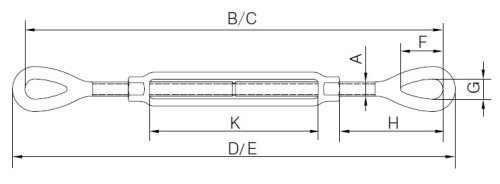 Forged Eye/Eye Turnbuckles