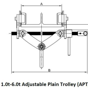 Tiger Adjustable Plain/Push Trolley