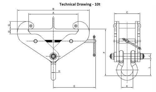 Tiger Beam Clamp with Shackle