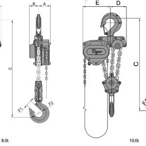 Tiger Corrosion Resistant Chain Block