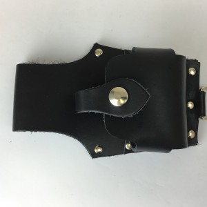 Leather Tape Holder with Stainless Steel attachment point