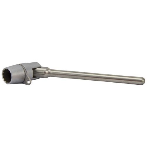 Scaffolding Socket Spanner Straight Handle 21mm 7/16" with Attachment Point
